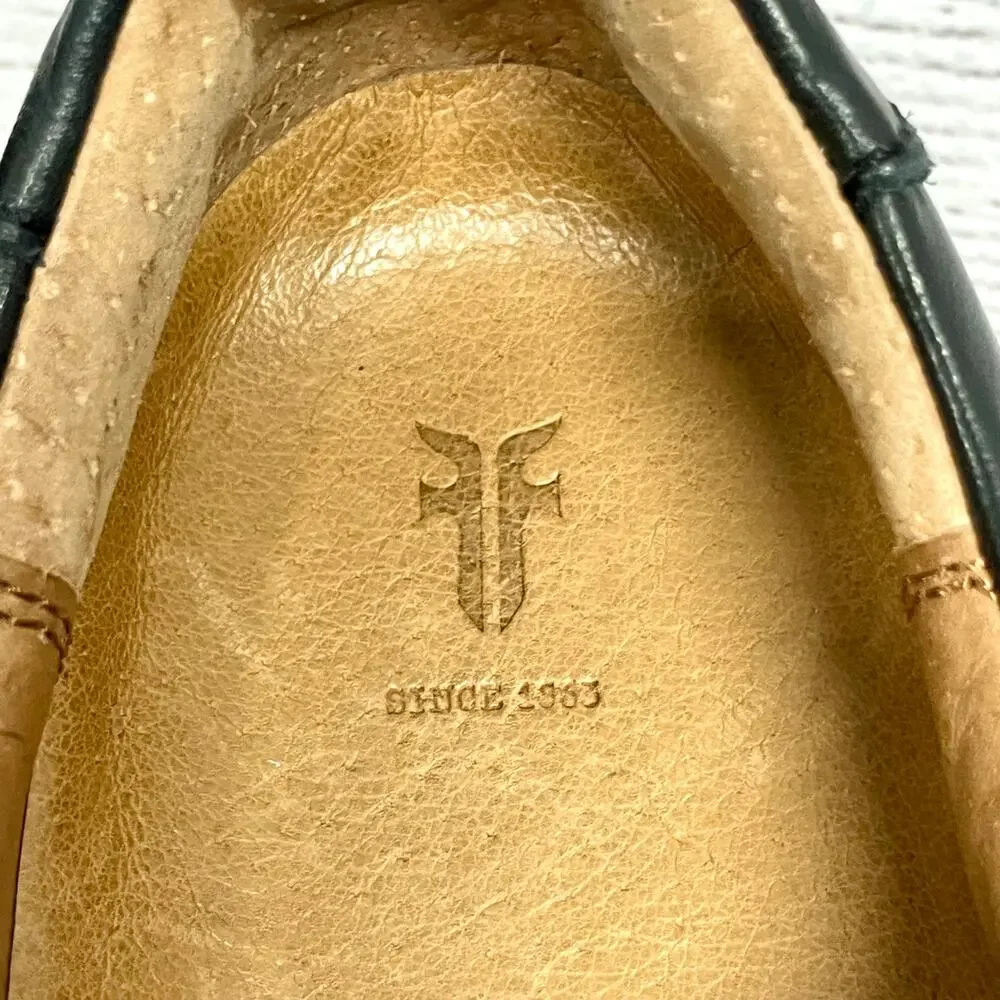 Frye Black Lena Zip Low Sneaker Shoes Size 7 M